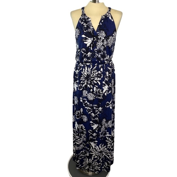 Skies Are Blue Floral Maxi Dress - Picture 1 of 13